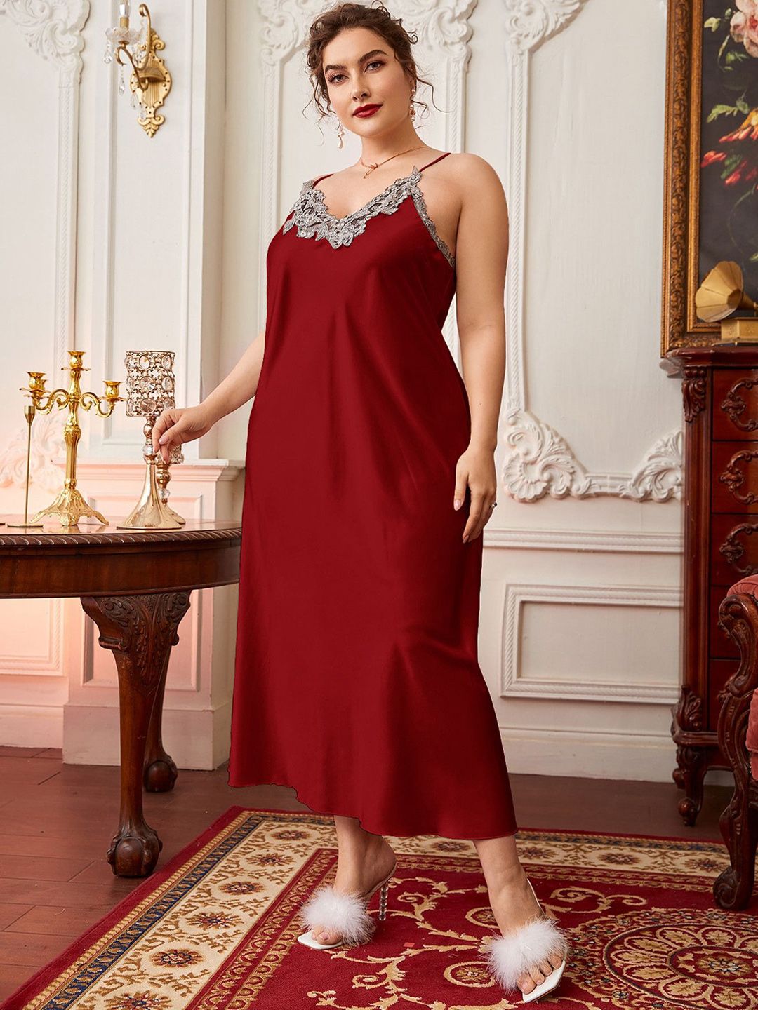 DressBerry Laced Regular Nightdress