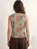 Mamicha Floral Printed Ethnic Top