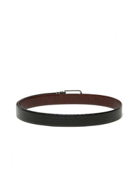 Teakwood Leathers Men Textured Leather Reversible Formal Belt