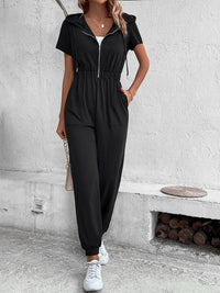 DressBerry Hooded Basic Jumpsuit
