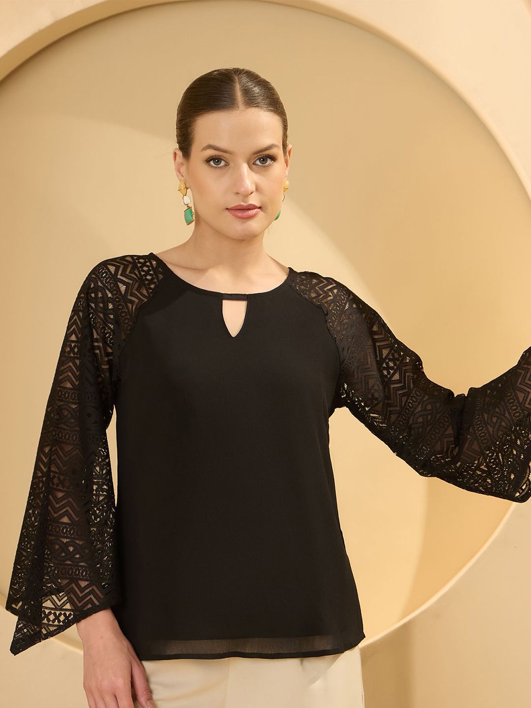 Antheaa Women Bell Sleeves RegularTop