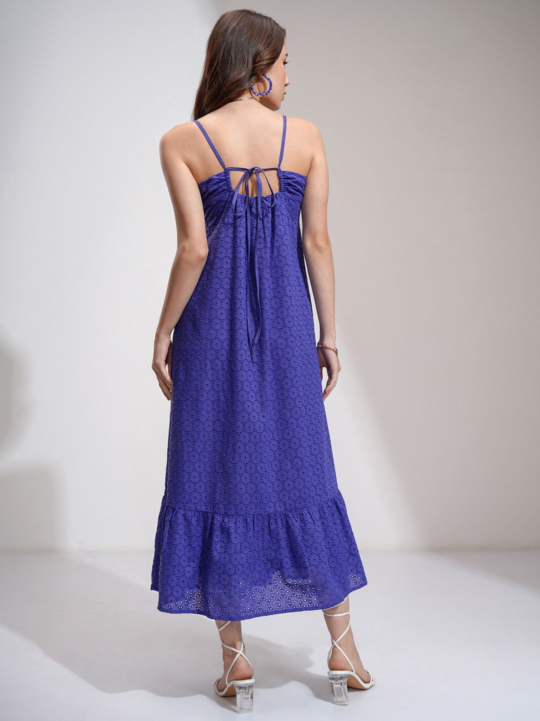ESPYR By Tokyo Talkies Women Schifli Strappy Holiday Midi Dress