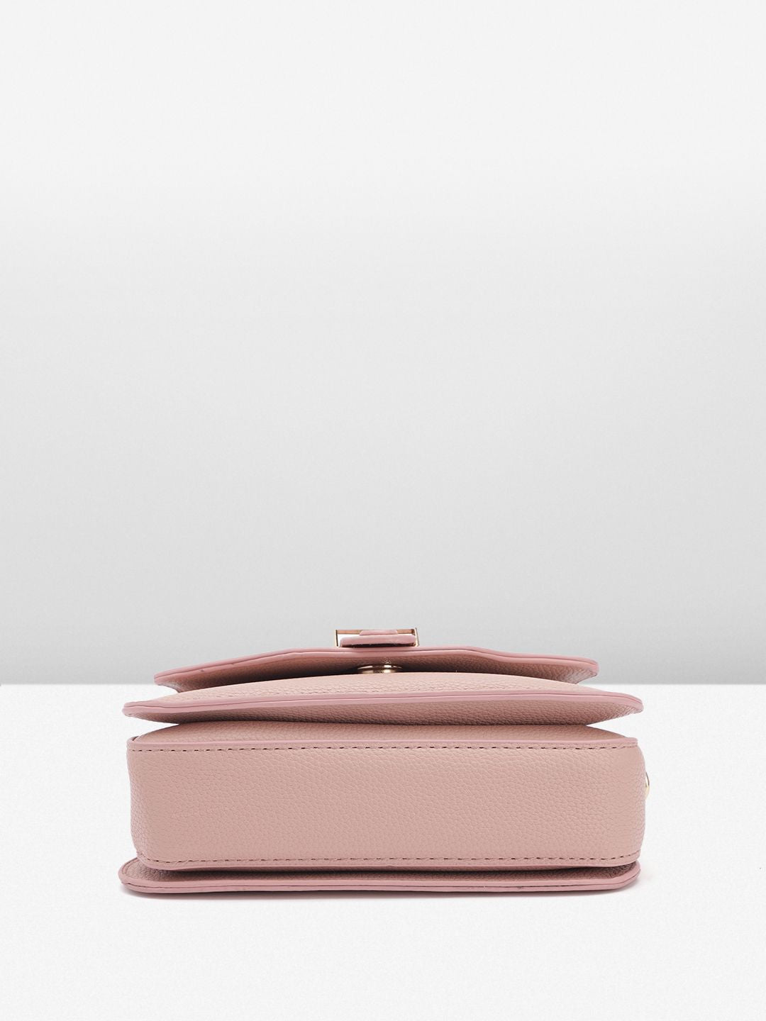 DressBerry Textured Structured Satchel Bag