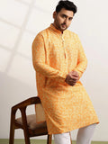 SOJANYA PLUS Men Ethnic Motifs Printed Regular Kurta with Pyjamas