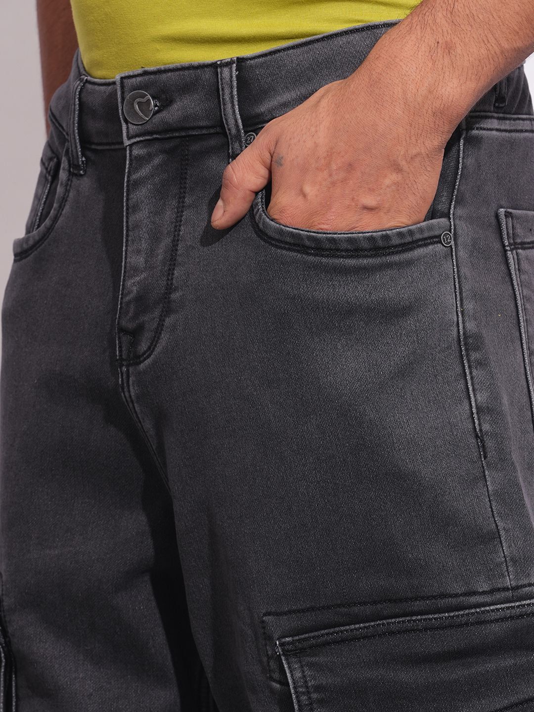Being Human Men Classic Relaxed Fit Light Fade Stretchable Jeans