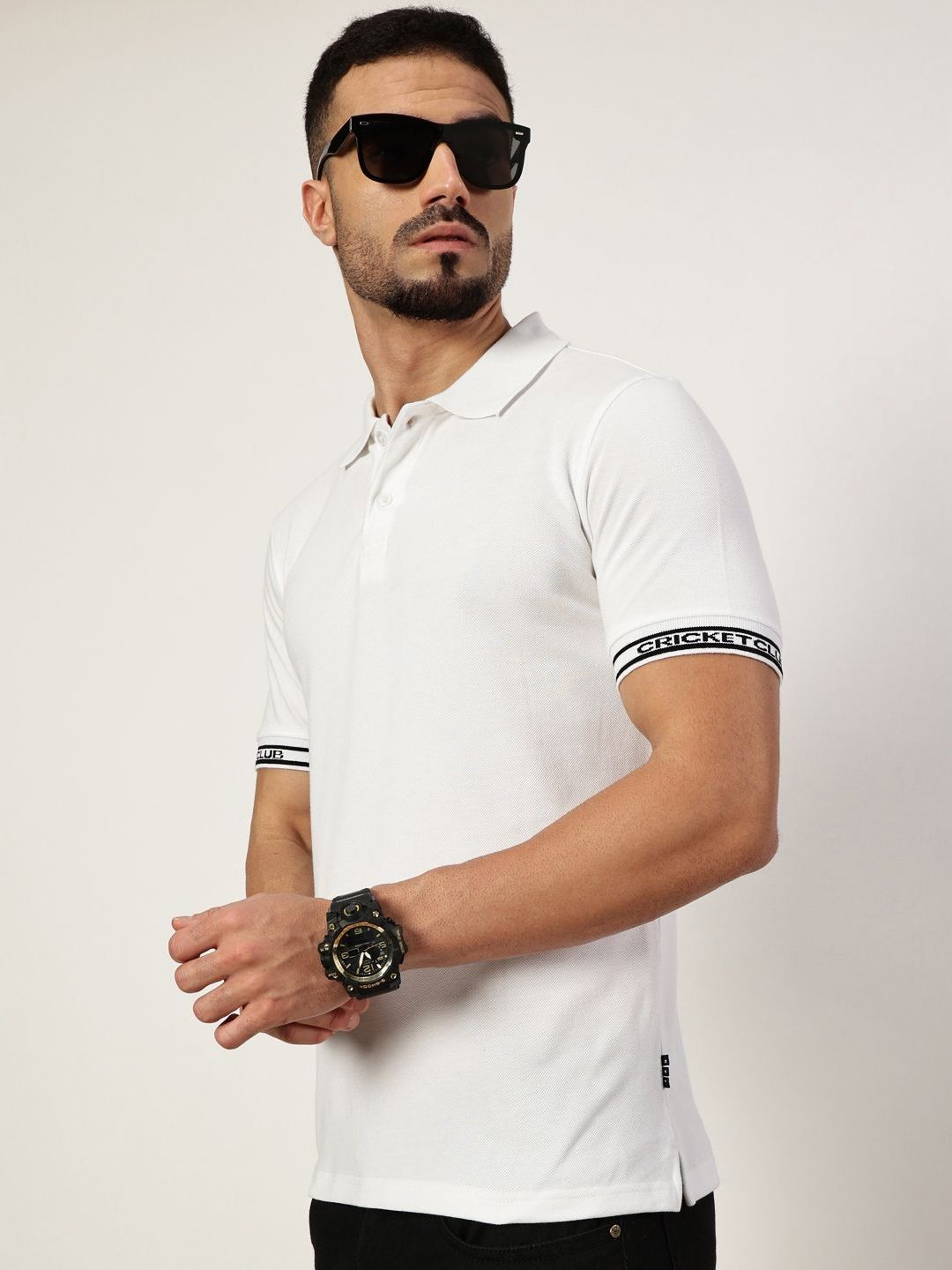 Thomas Scott Men Polo Collar T-shirt