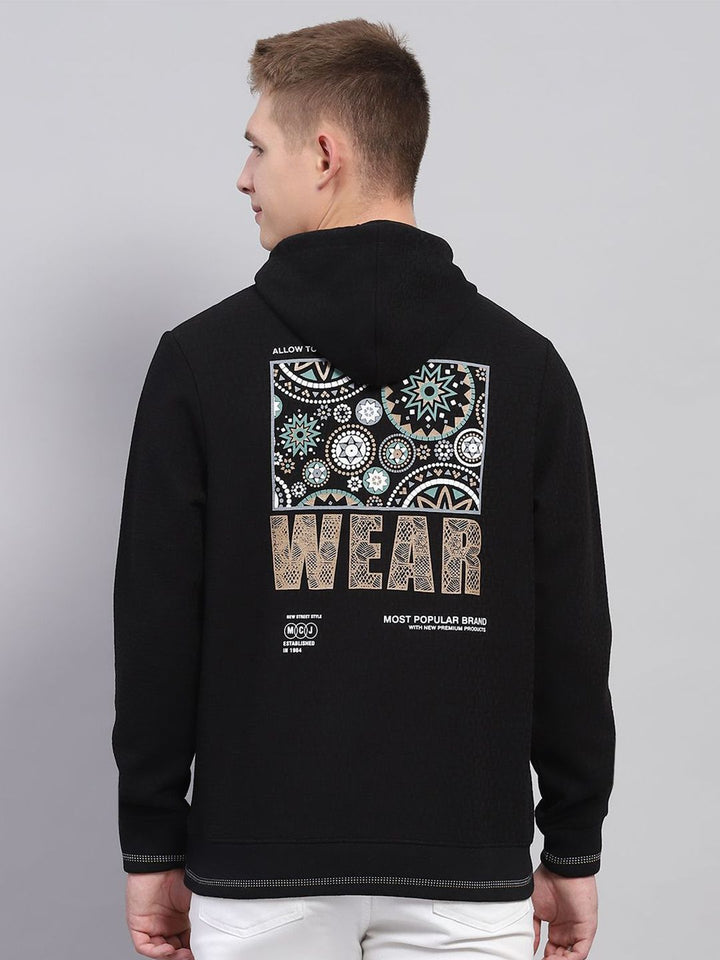 Monte Carlo Men Printed Cotton Hooded Sweatshirt