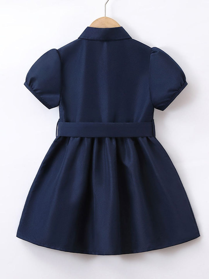 YK Girls Fit and Flare Knee Length Dress