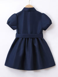 YK Girls Fit and Flare Knee Length Dress