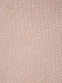 KLOTTHE Peach-Colored Abstract 300TC Woolen Single Fitted Bedsheet & Pillow Cover