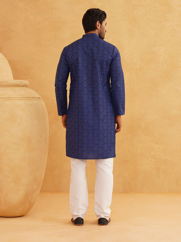 SOJANYA Floral Printed Regular Kurta With Churidar