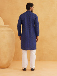SOJANYA Floral Printed Regular Kurta With Churidar