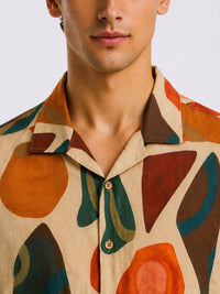 ADRO Men Relaxed Printed Casual Shirt