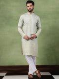 SOJANYA Men Embroidered Sequinned Kurta