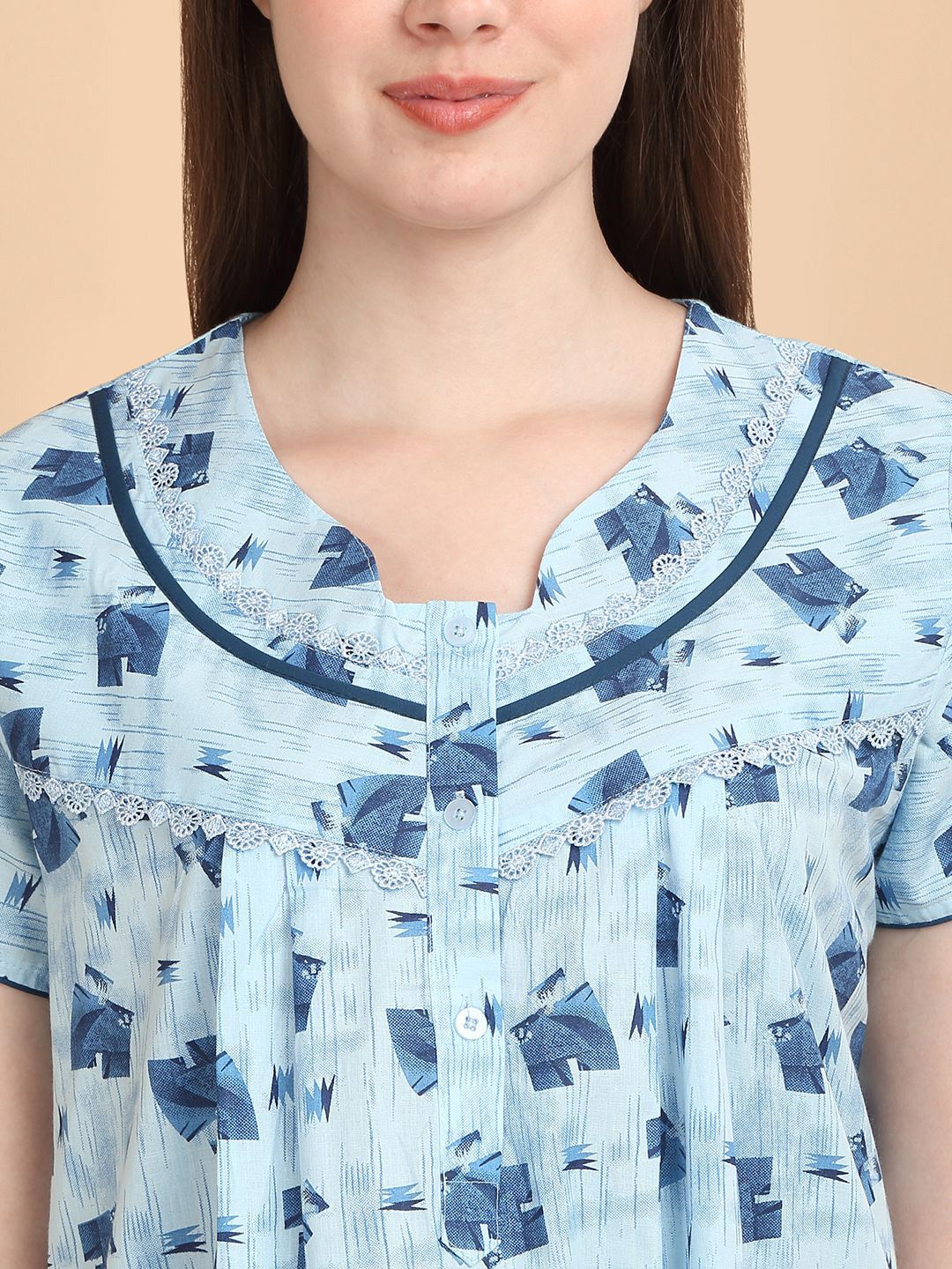 Sweet Dreams Women Everyday Pure Cotton Nightdress
