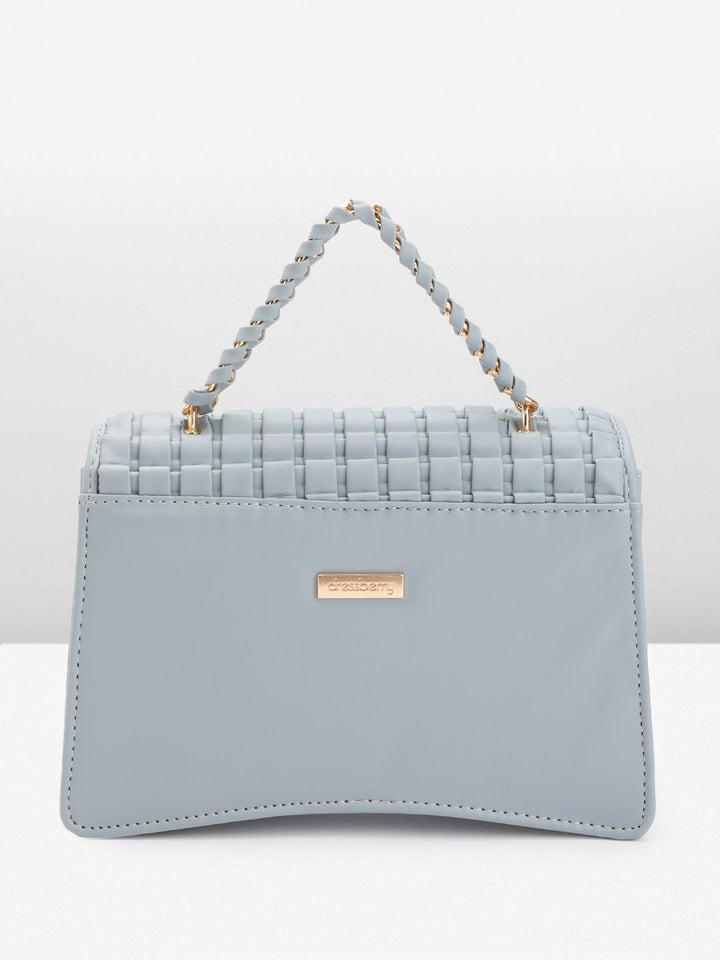 DressBerry Textured Structured Satchel