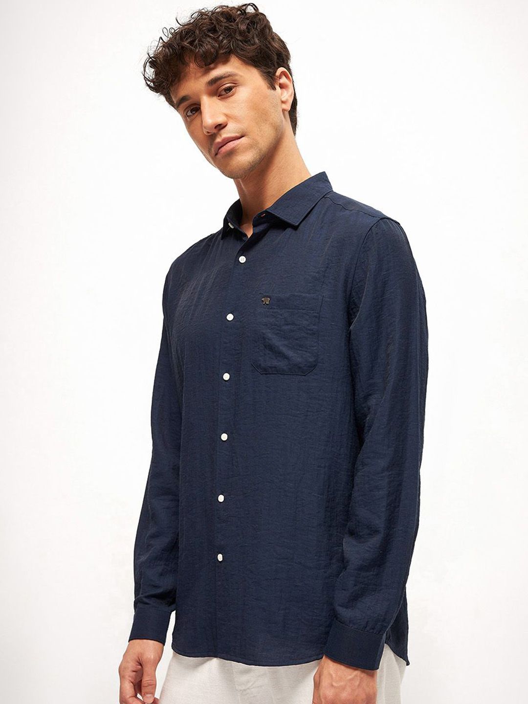 THE BEAR HOUSE Men Slim Fit Opaque Casual Shirt