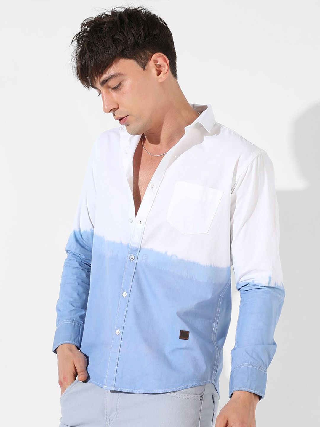 Campus Sutra Men Comfort Colourblocked Casual Shirt