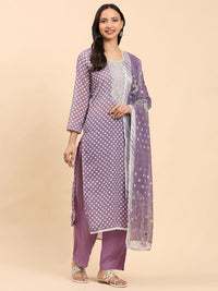 Mamicha Women Floral Printed Regular Pure Cotton Kurta with Palazzos & With Dupatta