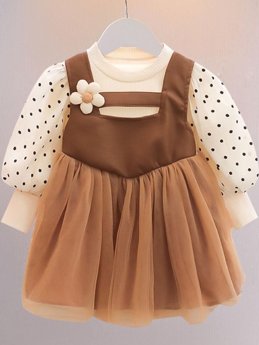 YK Print Fit & Flare Dress