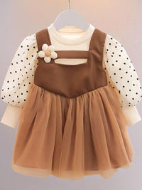 YK Print Fit & Flare Dress