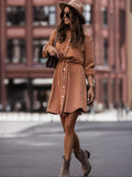 all about you Women Shirt Collar Shirt Dress