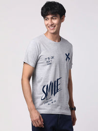 ADRO Men Graphic Printed Round Neck Cotton T-shirt