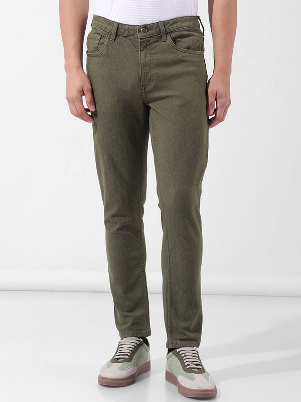 The Indian Garage Co Men Slim Fit Mid-Rise Stretchable Jeans