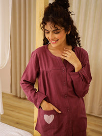 SANSKRUTIHOMES Women Pure Cotton Night suit