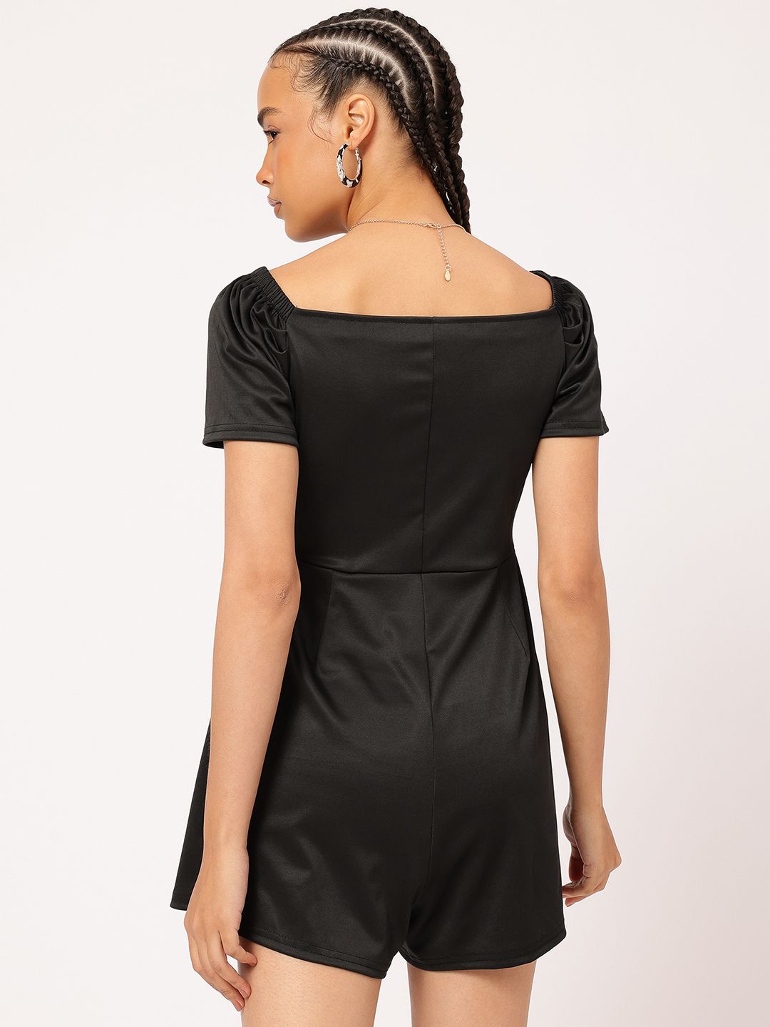 DressBerry V-Neck Basic Playsuit