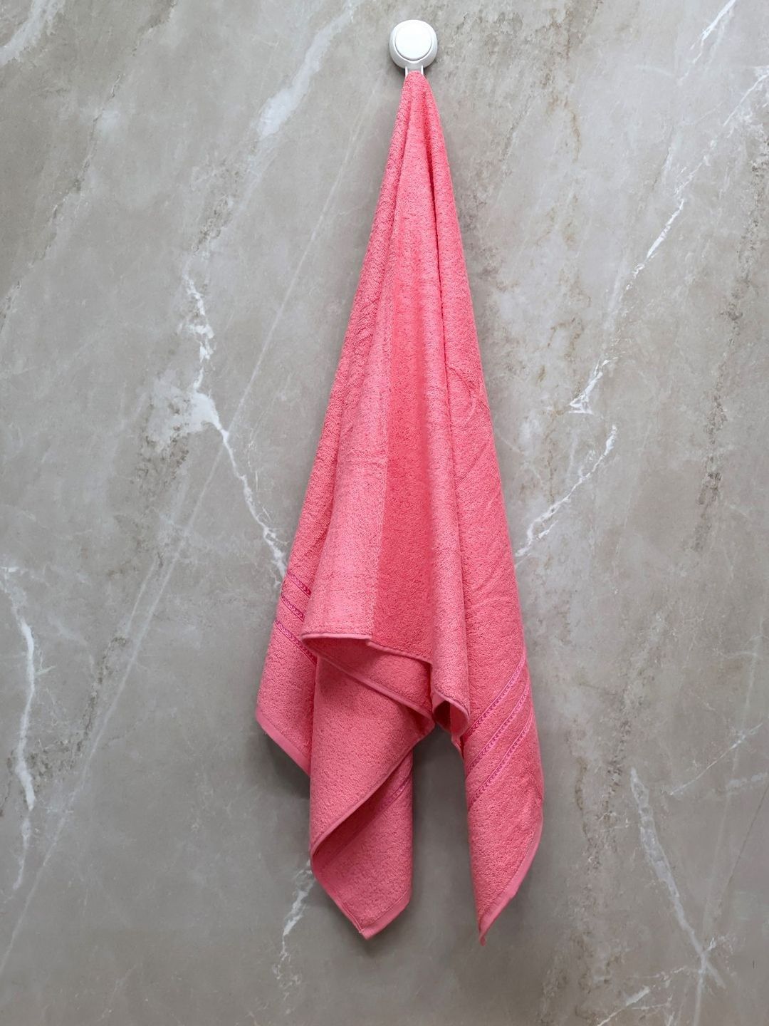 BOMBAY DYEING Peach-Coloured 4 Piece Cotton 400 GSM Towel Set