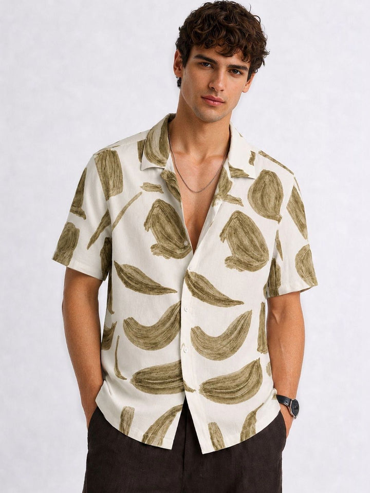 ADRO Men Relaxed Printed Casual Shirt