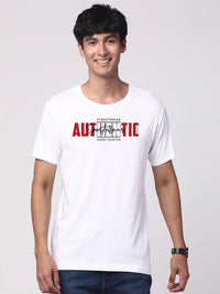 ADRO Men Graphic Printed Round Neck Cotton T-shirt