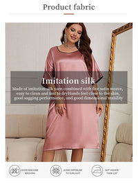 DressBerry Round Neck Regular Nightdress