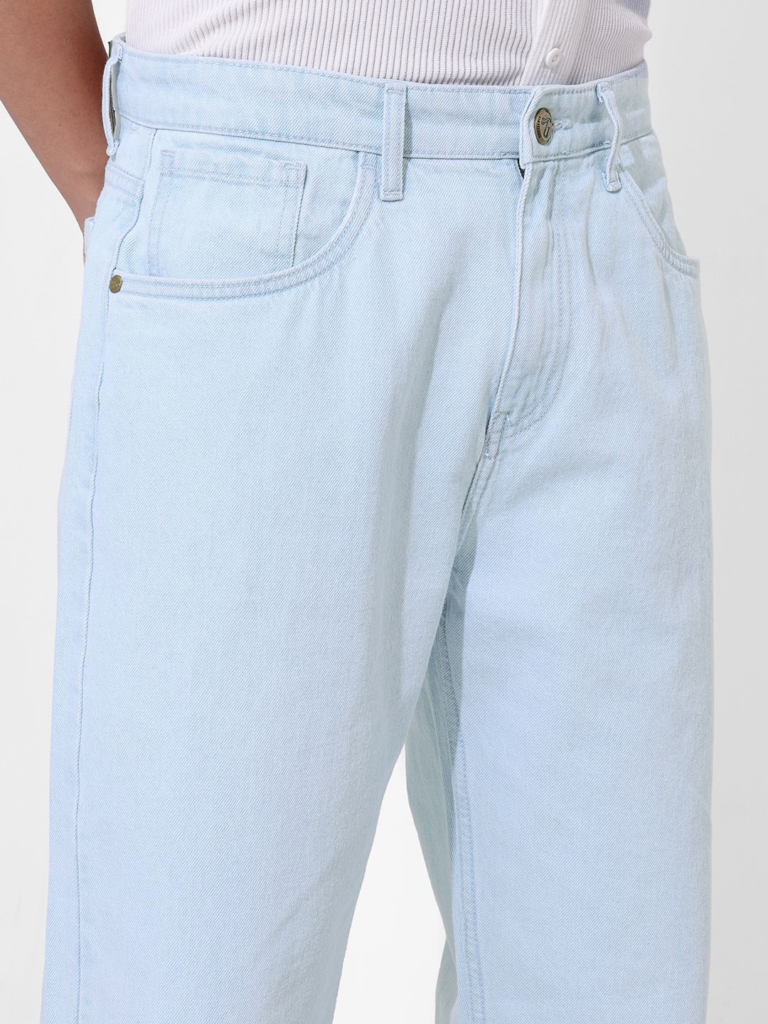 The Indian Garage Co Men Relaxed Fit Mid-Rise Cotton Jeans