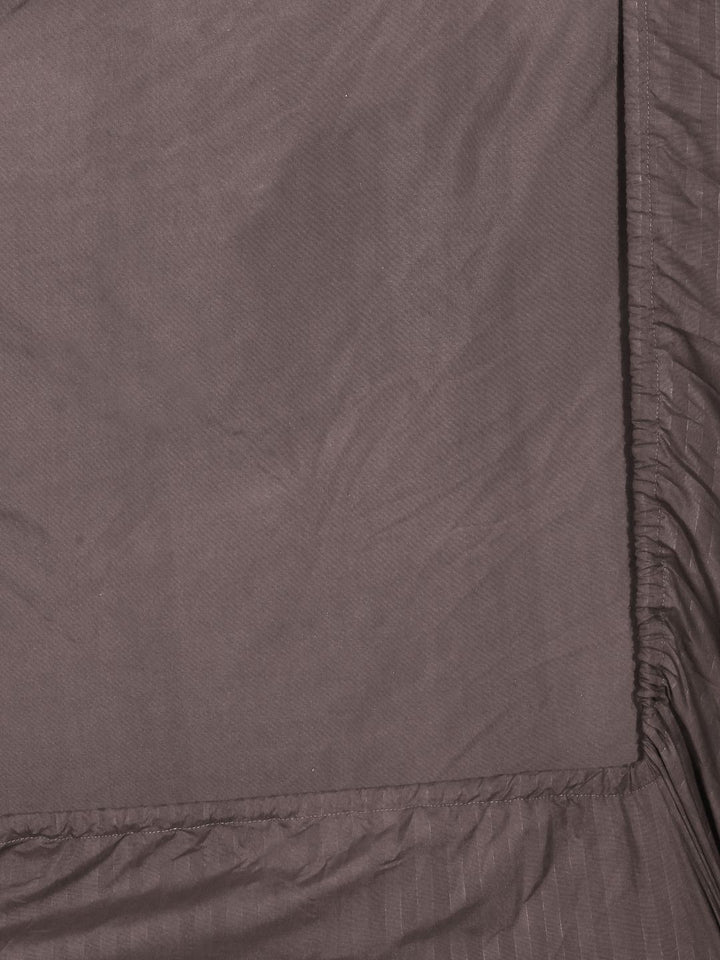 Myntra Elegant Homes Berjalur Coklat 300 TC Set Cadar King-2.50 m x 2.25 m