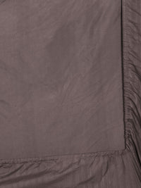 Myntra Elegant Homes Berjalur Coklat 300 TC Set Cadar King-2.50 m x 2.25 m