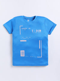 HRX by Hrithik Roshan Boys Typography Printed Rapid-Dry T-shirt