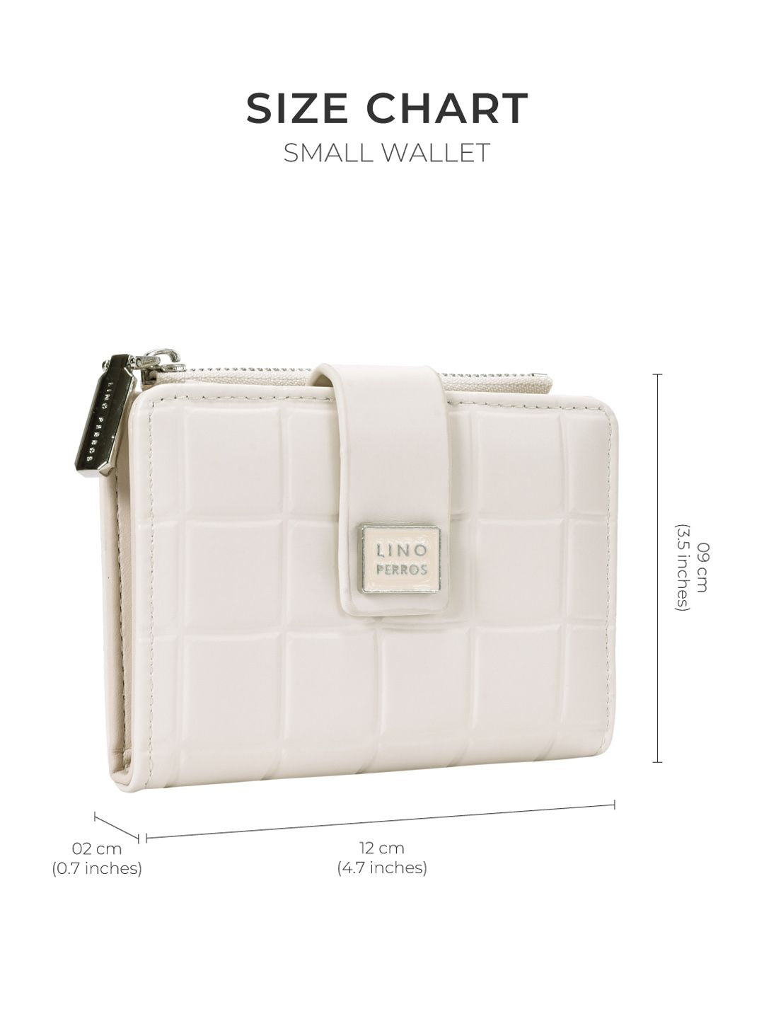 Lino Perros Women Geometric Textured Quilted Two Fold Wallet