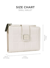 Lino Perros Women Geometric Textured Quilted Two Fold Wallet