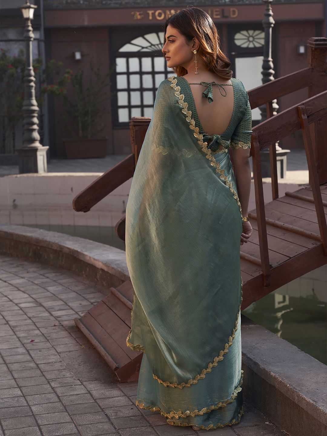 Tikhi Imli Organza Designer Saree