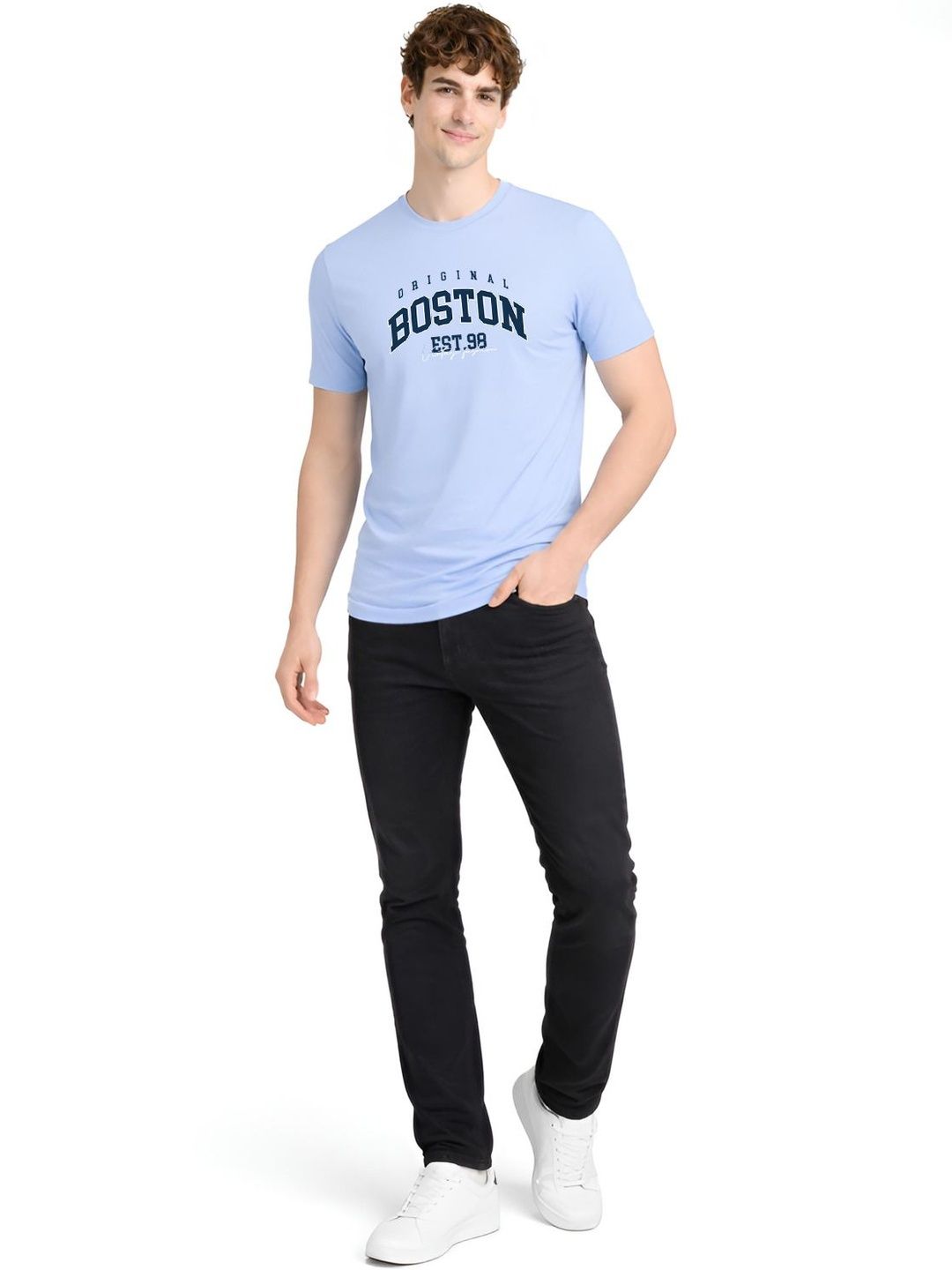 ADRO Men Typography Printed T-shirt
