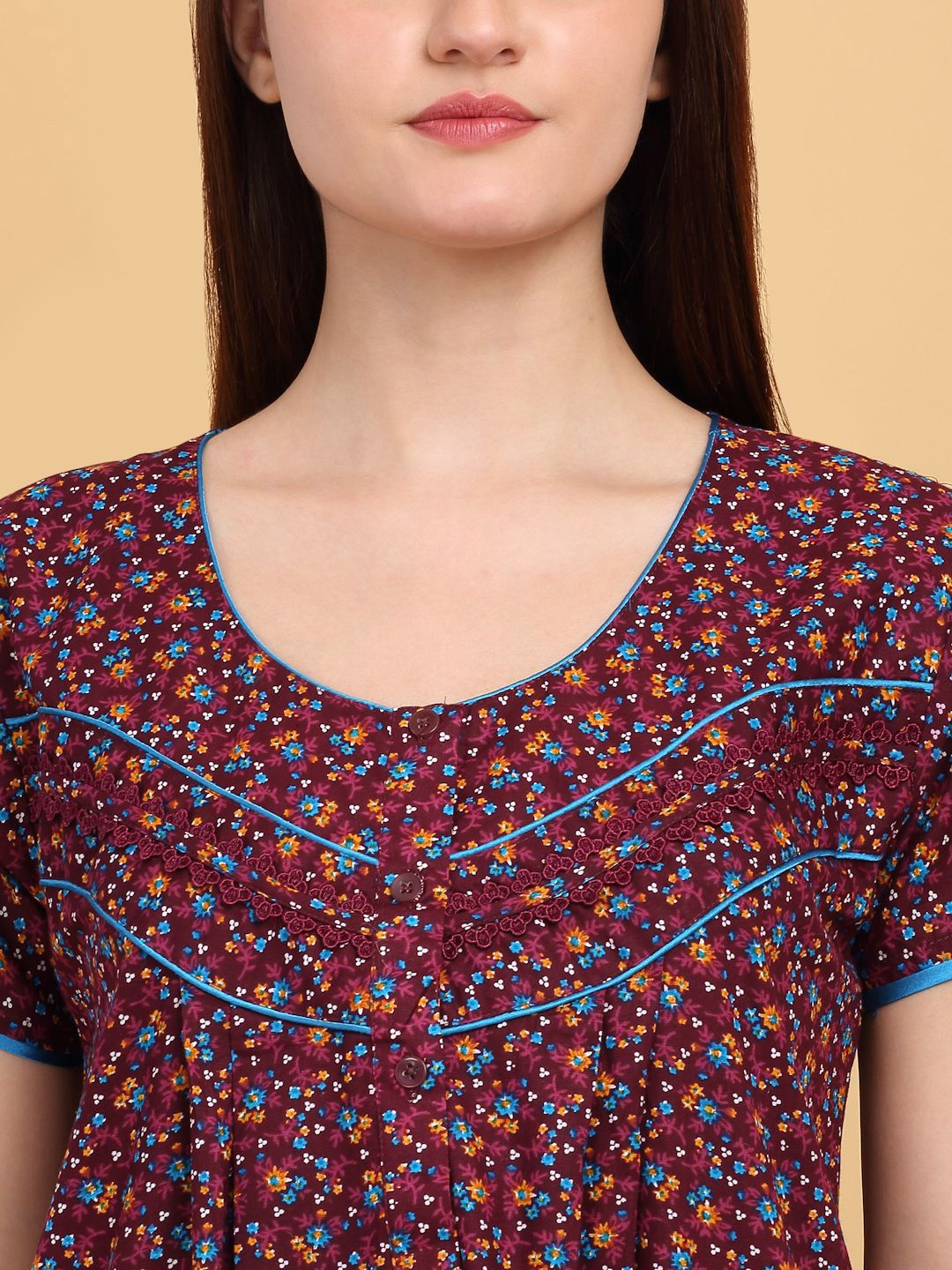 Sweet Dreams Printed Maxi Nightdress