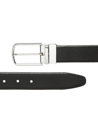 Teakwood Leathers Men Textured Leather Reversible Belt