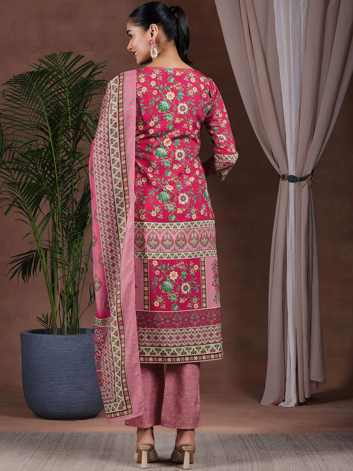 Libas Ethnic Motifs Printed Kurta with Trousers & Dupatta
