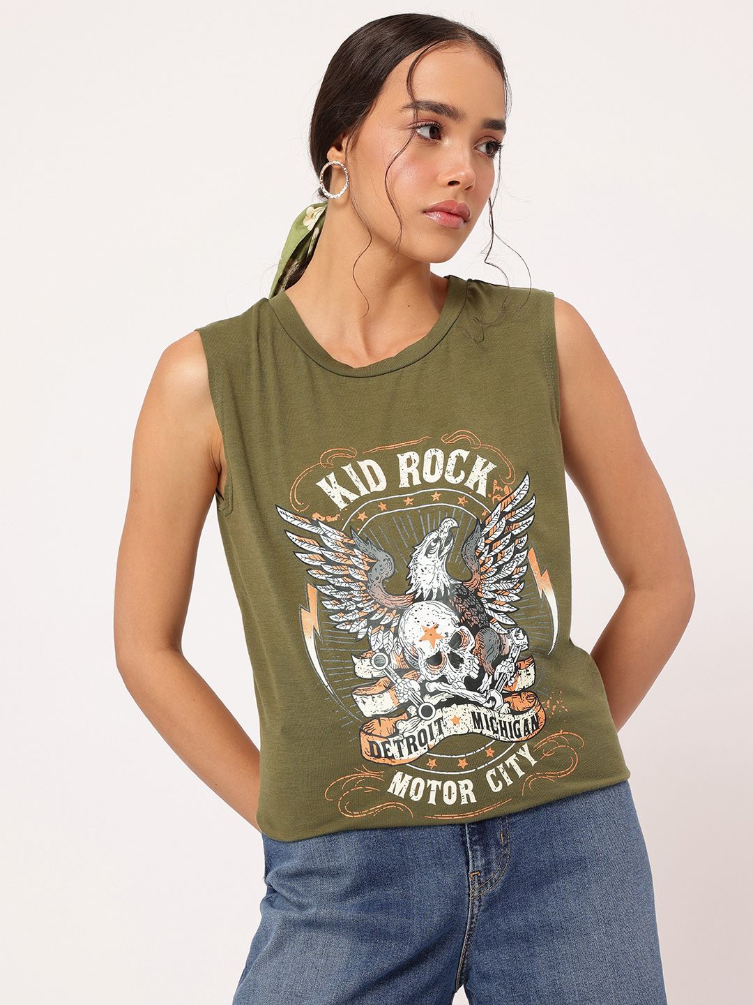 DressBerry Artful Attire Printed T-shirt