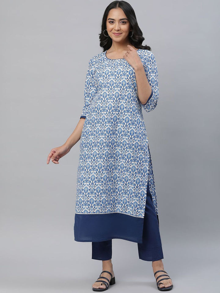 Aurelia Women Cotton Floral Printed kurta