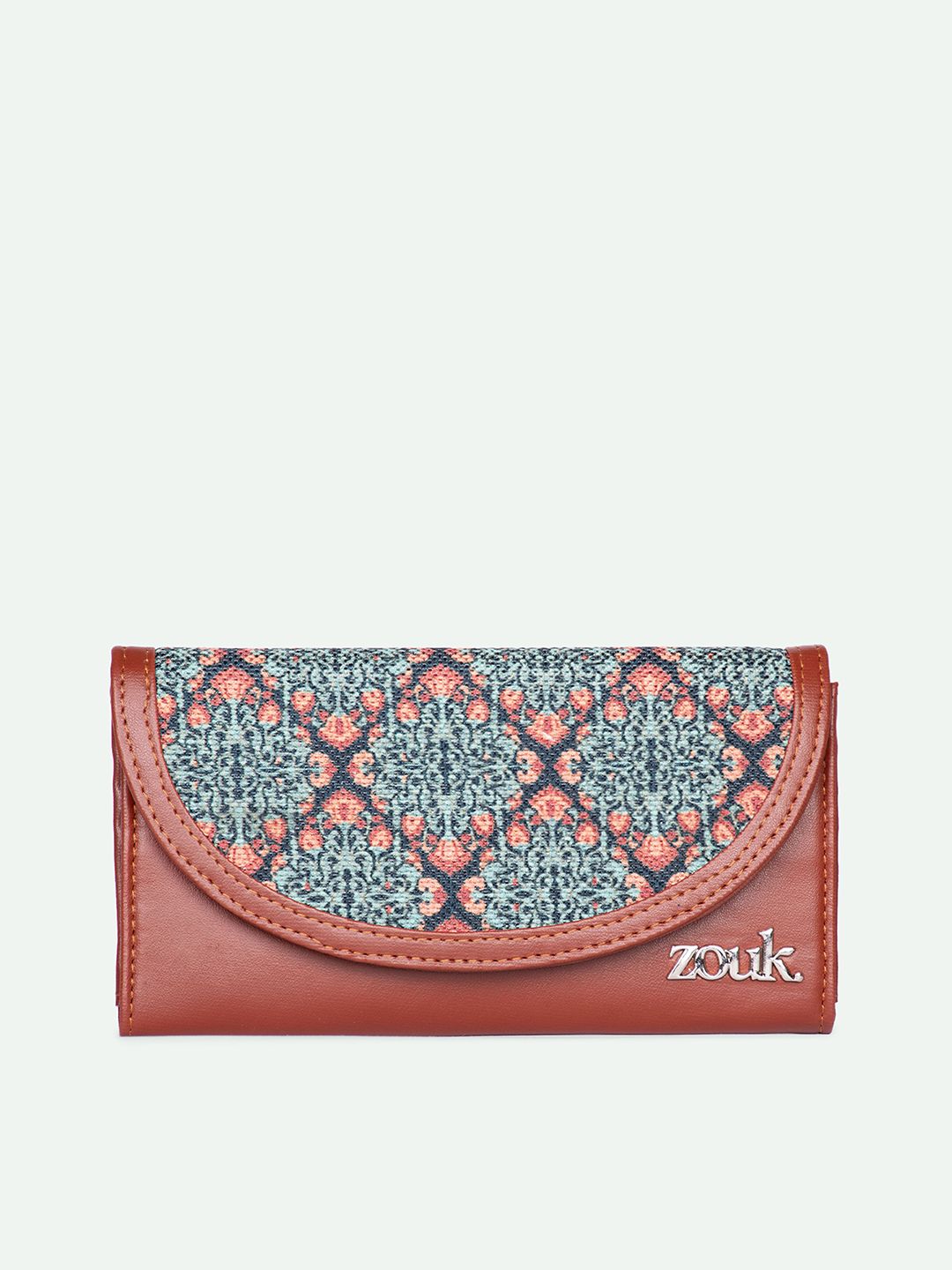 ZOUK Women Ethnic Motifs Printed Kolkata Nouveau Kyra Flap Wallet
