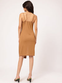 DressBerry Ribbed Ruched Wrap-Style Dress