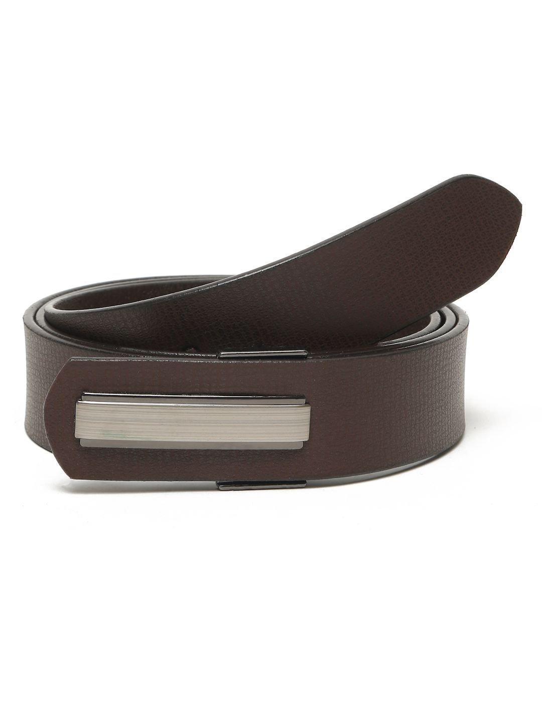 Teakwood Leathers Men Textured Leather Formal Belt